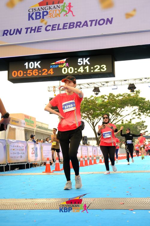 Race photo from CISANGKAN KBP CITY RUN 2025