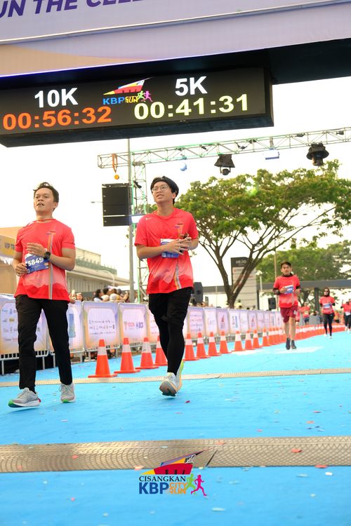Race photo from CISANGKAN KBP CITY RUN 2025
