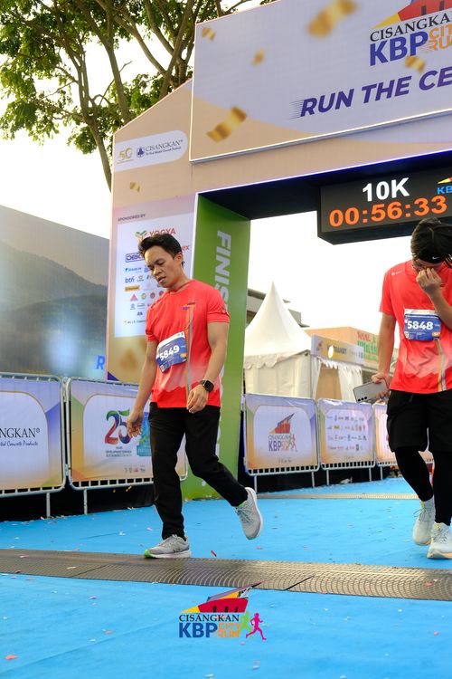 Race photo from CISANGKAN KBP CITY RUN 2025