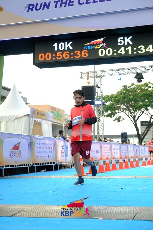 Race photo from CISANGKAN KBP CITY RUN 2025