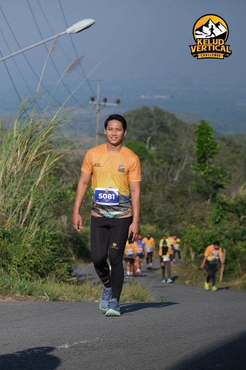 Race photo from Kelud Vertical Challenge 2024