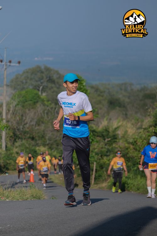 Race photo from Kelud Vertical Challenge 2024
