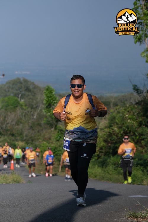 Race photo from Kelud Vertical Challenge 2024