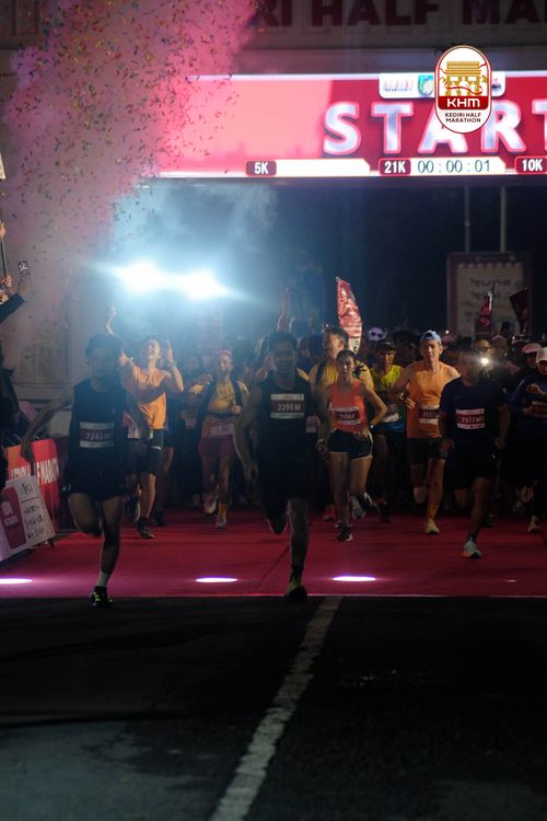 Race photo from Kediri Half Marathon 2025