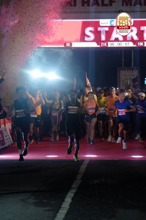 Race photo from Kediri Half Marathon 2025
