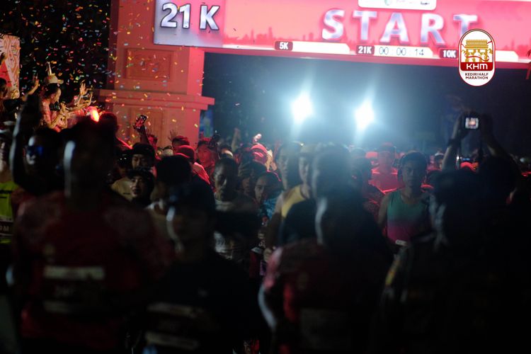 Race photo from Kediri Half Marathon 2025