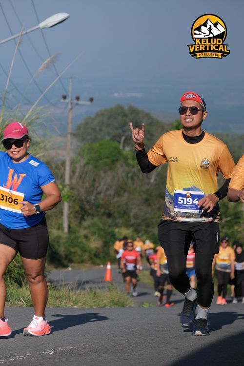 Race photo from Kelud Vertical Challenge 2024
