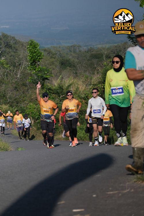 Race photo from Kelud Vertical Challenge 2024