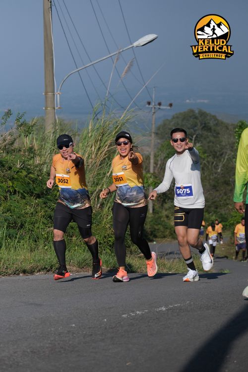 Race photo from Kelud Vertical Challenge 2024