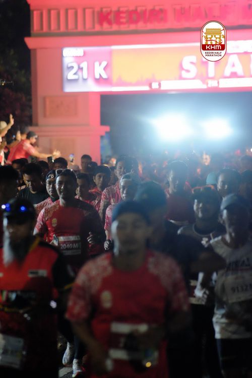 Race photo from Kediri Half Marathon 2025