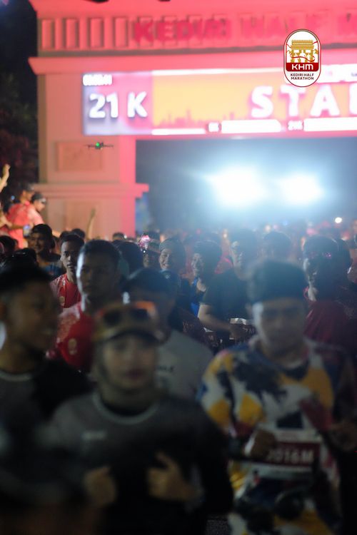 Race photo from Kediri Half Marathon 2025
