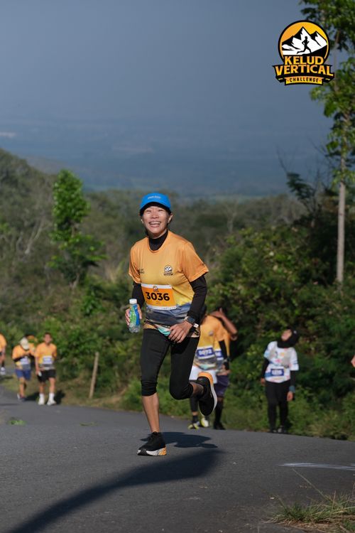 Race photo from Kelud Vertical Challenge 2024