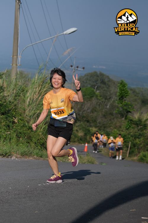 Race photo from Kelud Vertical Challenge 2024