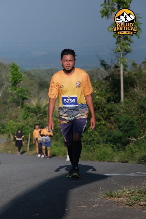 Race photo from Kelud Vertical Challenge 2024
