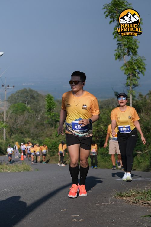 Race photo from Kelud Vertical Challenge 2024