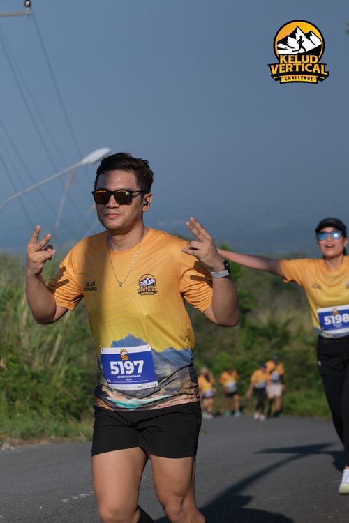 Race photo from Kelud Vertical Challenge 2024
