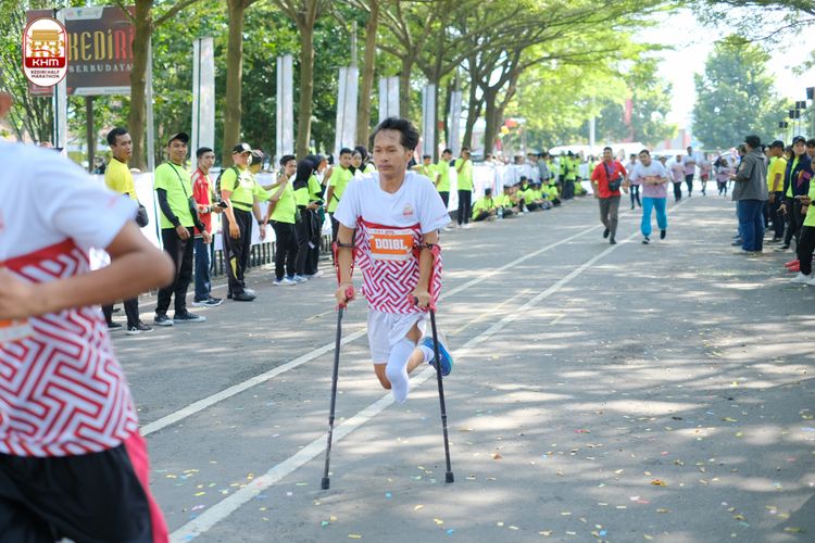 Race photo from Kediri Half Marathon 2024