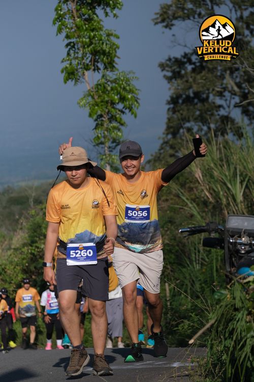 Race photo from Kelud Vertical Challenge 2024