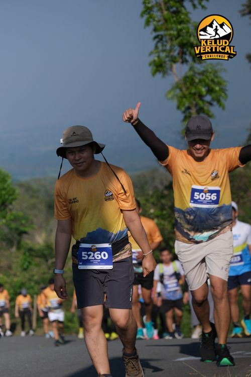 Race photo from Kelud Vertical Challenge 2024
