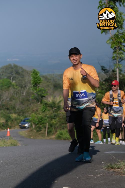 Race photo from Kelud Vertical Challenge 2024