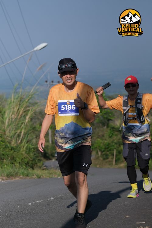 Race photo from Kelud Vertical Challenge 2024