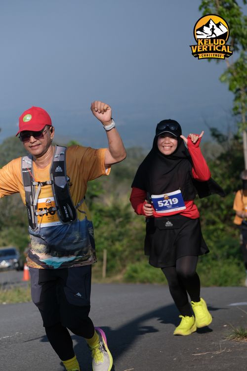 Race photo from Kelud Vertical Challenge 2024