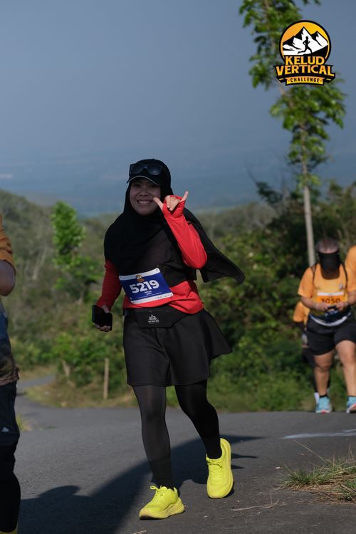 Race photo from Kelud Vertical Challenge 2024