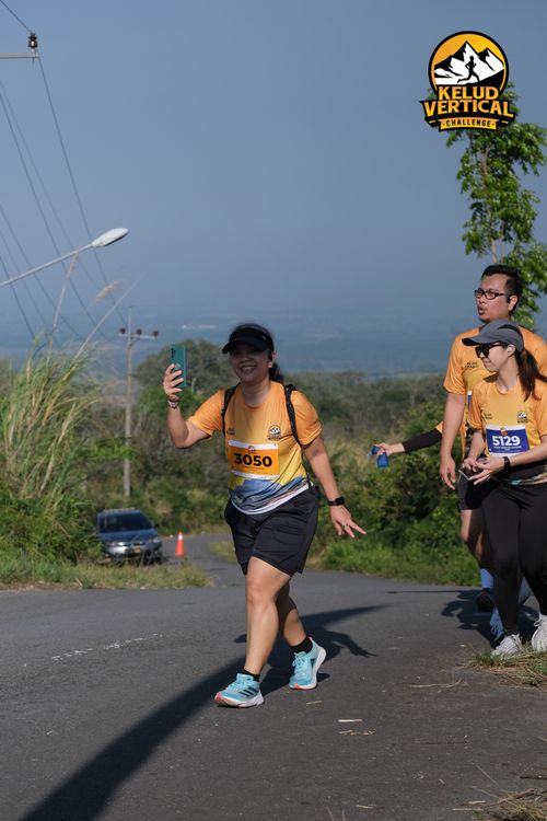 Race photo from Kelud Vertical Challenge 2024