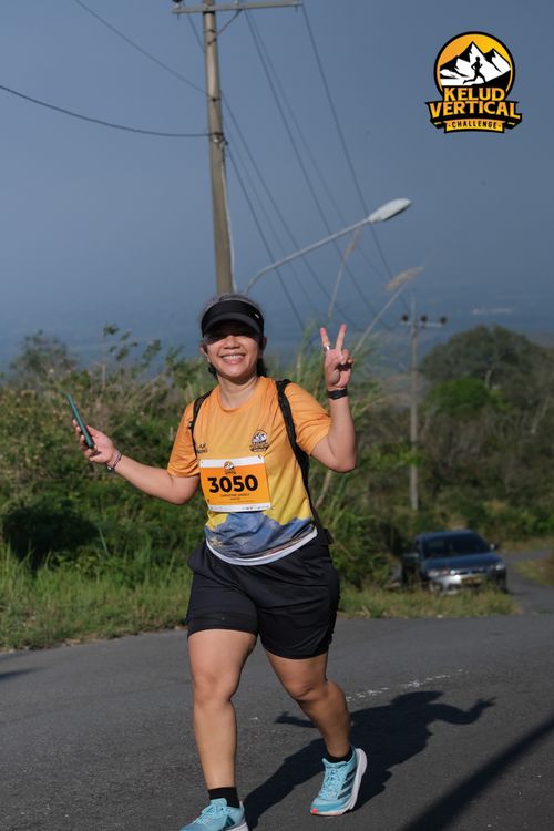 Race photo from Kelud Vertical Challenge 2024