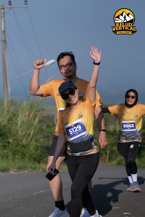 Race photo from Kelud Vertical Challenge 2024