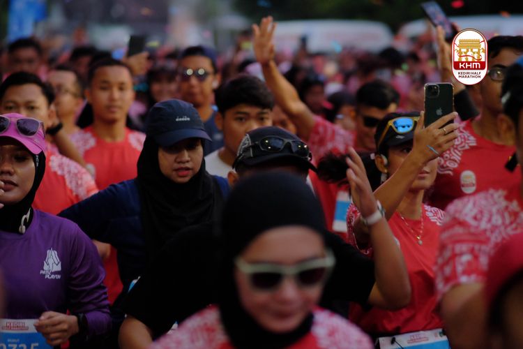 Race photo from Kediri Half Marathon 2025
