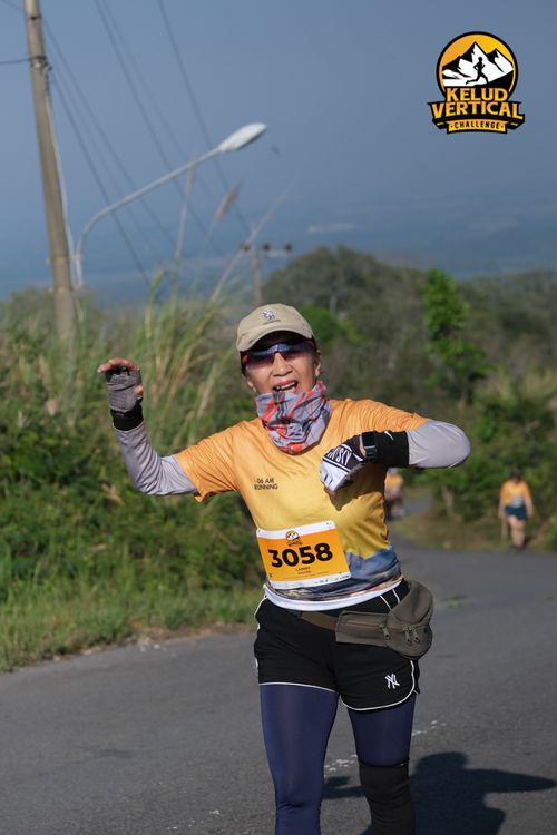 Race photo from Kelud Vertical Challenge 2024