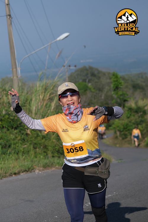 Race photo from Kelud Vertical Challenge 2024