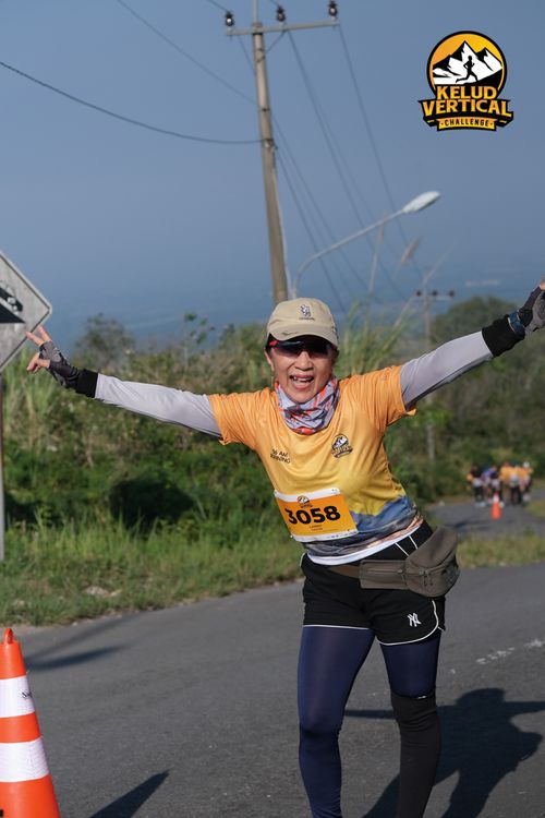 Race photo from Kelud Vertical Challenge 2024