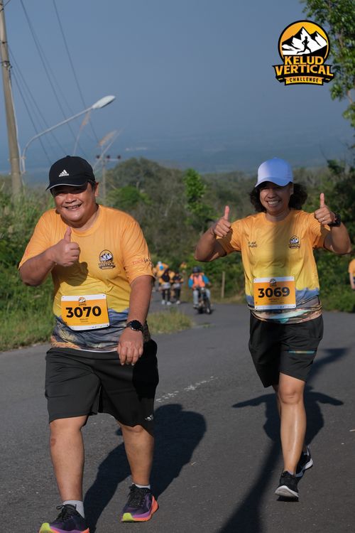 Race photo from Kelud Vertical Challenge 2024