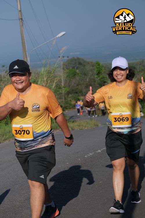Race photo from Kelud Vertical Challenge 2024
