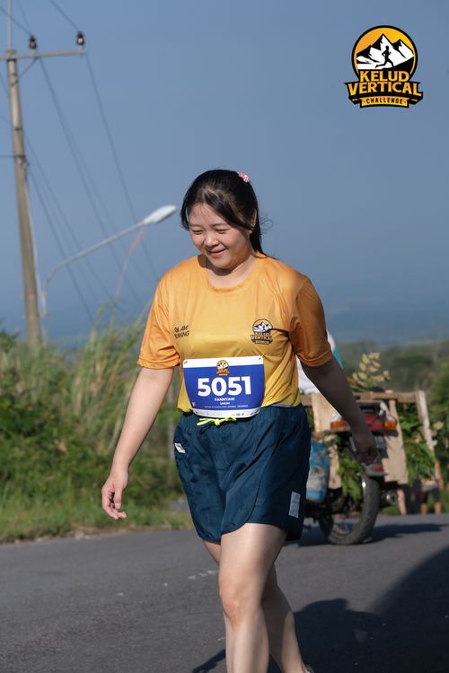 Race photo from Kelud Vertical Challenge 2024