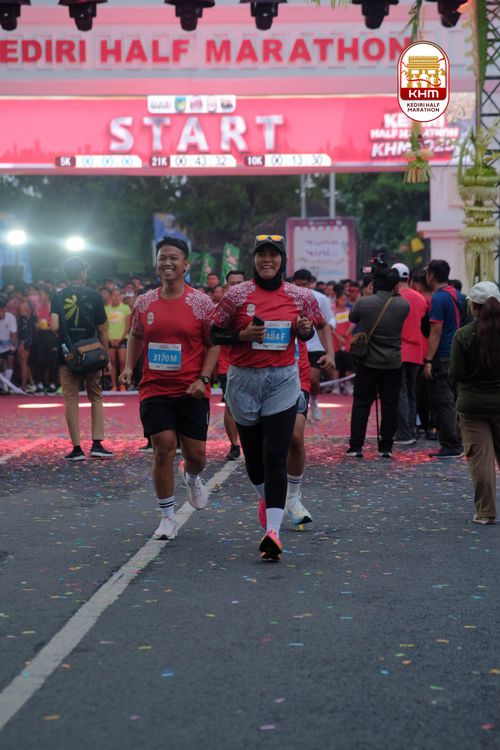 Race photo from Kediri Half Marathon 2025