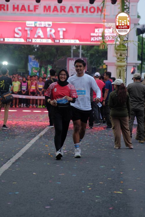 Race photo from Kediri Half Marathon 2025