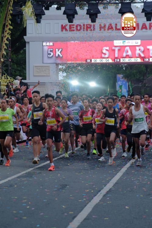 Race photo from Kediri Half Marathon 2025