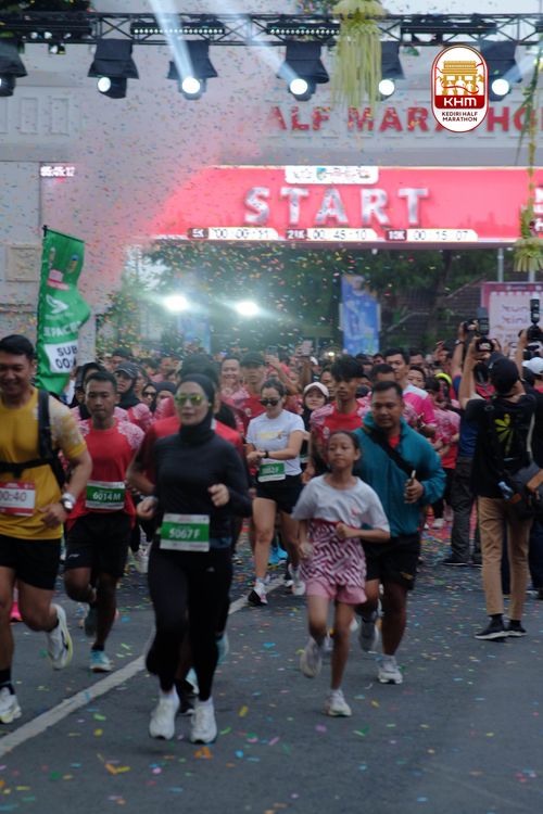Race photo from Kediri Half Marathon 2025