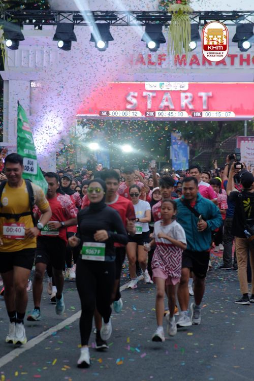 Race photo from Kediri Half Marathon 2025