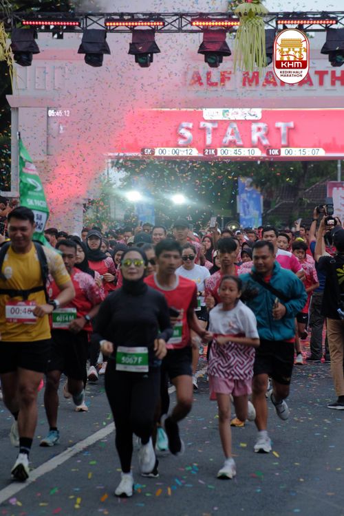 Race photo from Kediri Half Marathon 2025