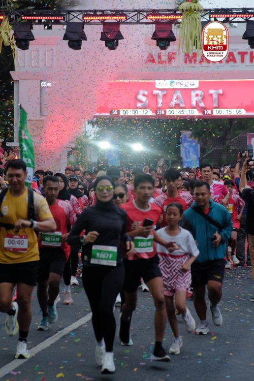 Race photo from Kediri Half Marathon 2025