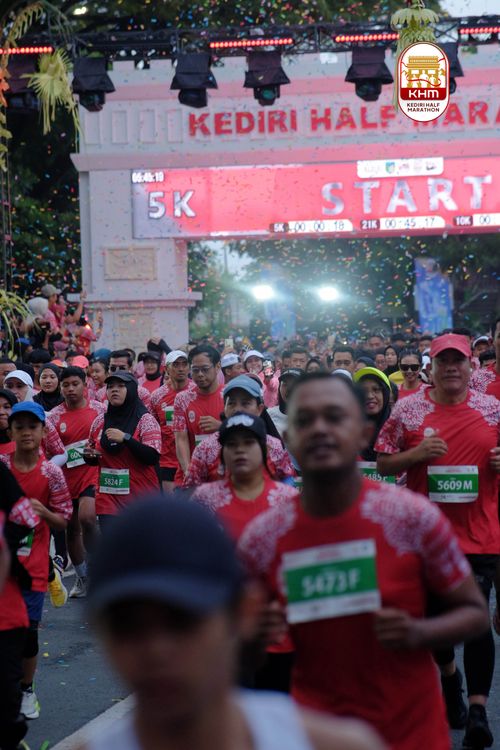 Race photo from Kediri Half Marathon 2025