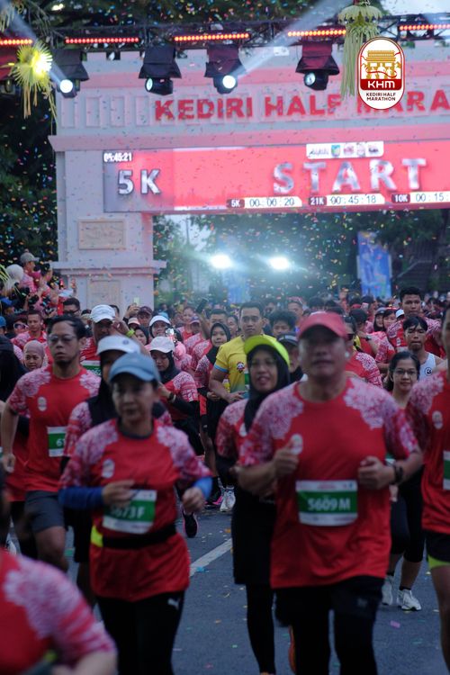 Race photo from Kediri Half Marathon 2025