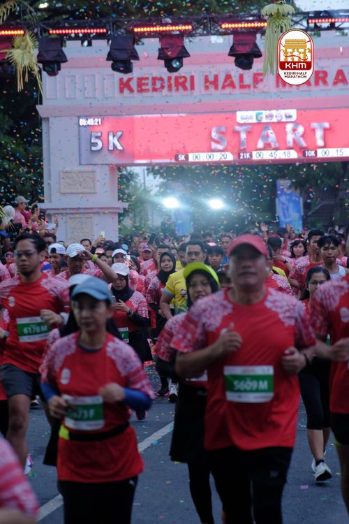 Race photo from Kediri Half Marathon 2025