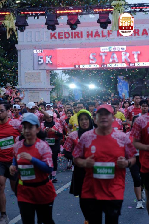 Race photo from Kediri Half Marathon 2025