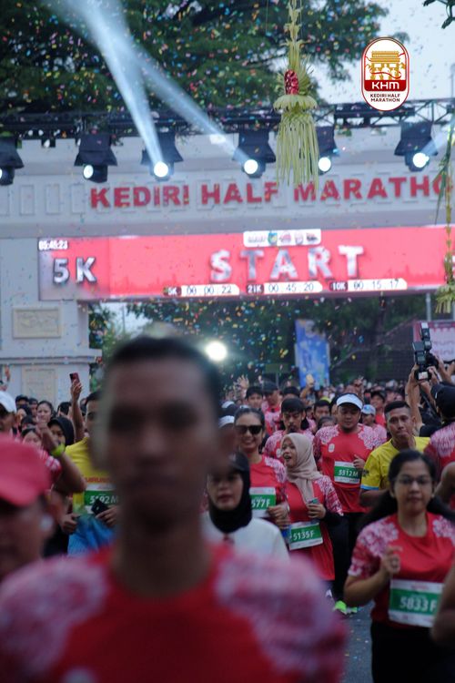 Race photo from Kediri Half Marathon 2025