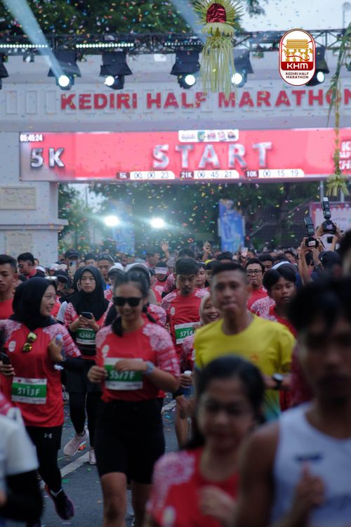 Race photo from Kediri Half Marathon 2025